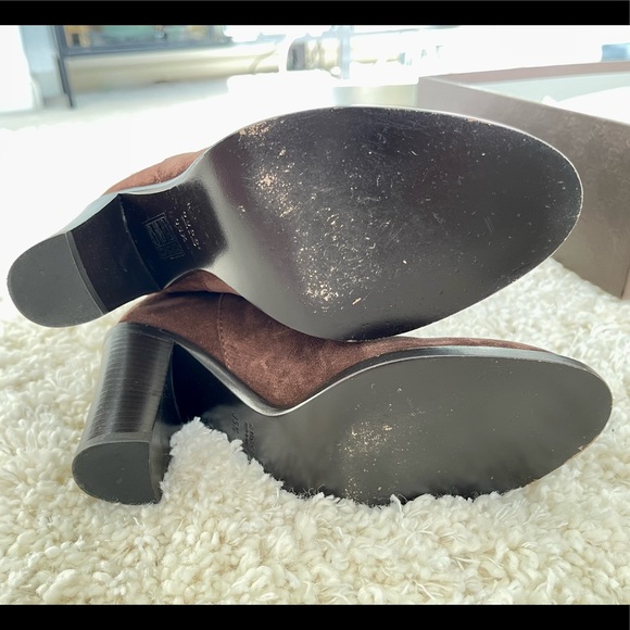 Gucci brown suede boots, size 35 - Picture 13 of 14